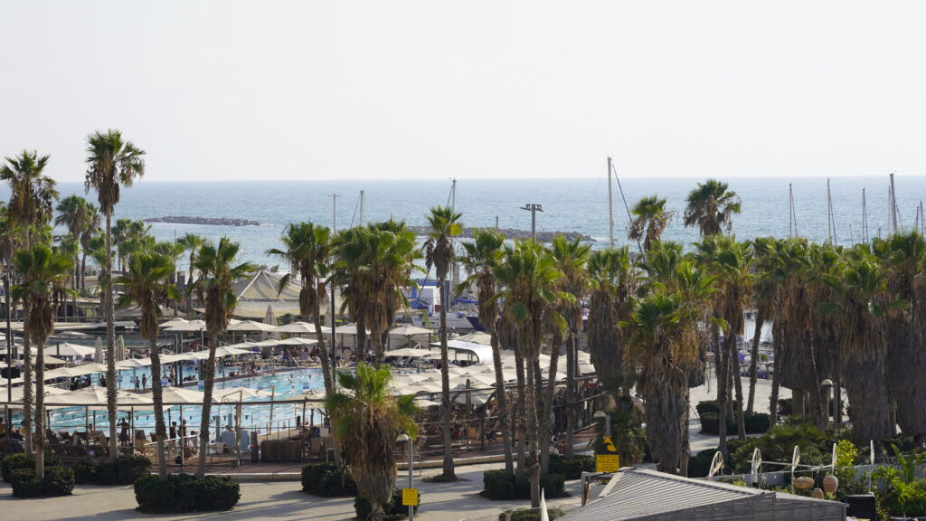 Beach view in Tel Aviv