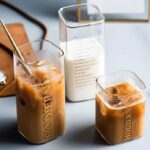 Creative square-shaped glass tumblers with stylish inscriptions are ideal for making a wide variety of drinks look more impressive and modern. Their unique design highlights both the colors and textures of beverages, making them a versatile choice for any occasion.