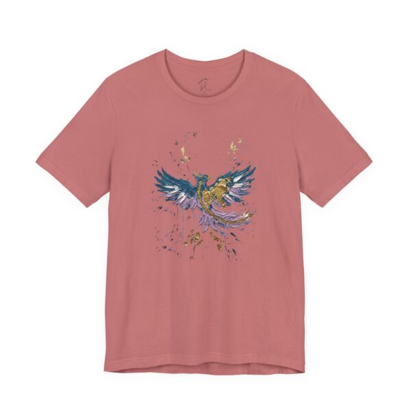 11379938444914629882_2048-1.jpeg Mystical Phoenix Watercolor Jersey Tee | Artistic Unisex Design