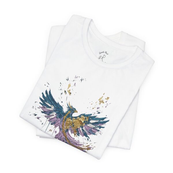 11663196343115865439_2048-1.jpeg Mystical Phoenix Watercolor Jersey Tee | Artistic Unisex Design