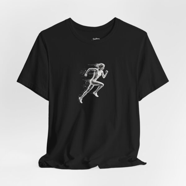 Dynamic Runner Jersey Tee | Minimalist Athletic Graphic