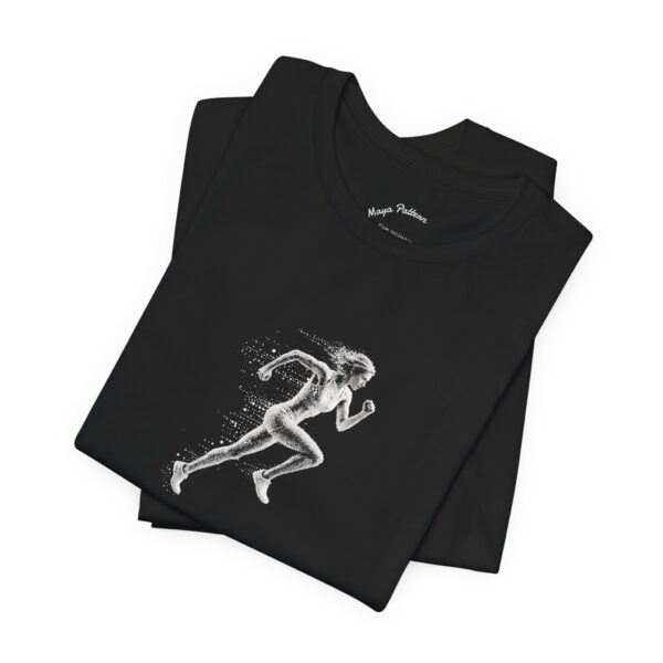 Dynamic Runner Jersey Tee | Minimalist Athletic Graphic