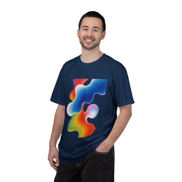 Liquid Flow Abstract Unisex Garment-Dyed Tee