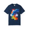 Liquid Flow Abstract Unisex Garment-Dyed Tee