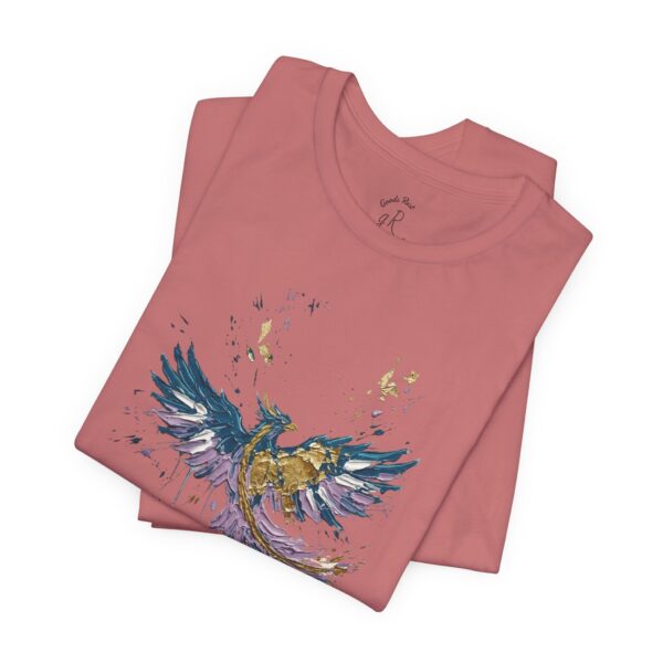 3425380923928271048_2048-1.jpeg Mystical Phoenix Watercolor Jersey Tee | Artistic Unisex Design