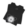 Minimalist Atom Orbital Jersey Tee | Science-Inspired Graphic Apparel