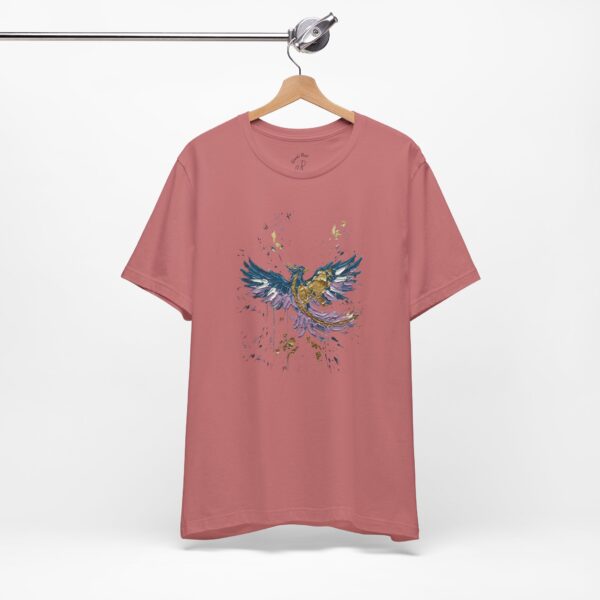 4396829543899263278_2048-1.jpeg Mystical Phoenix Watercolor Jersey Tee | Artistic Unisex Design