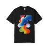 Liquid Flow Abstract Unisex Garment-Dyed Tee