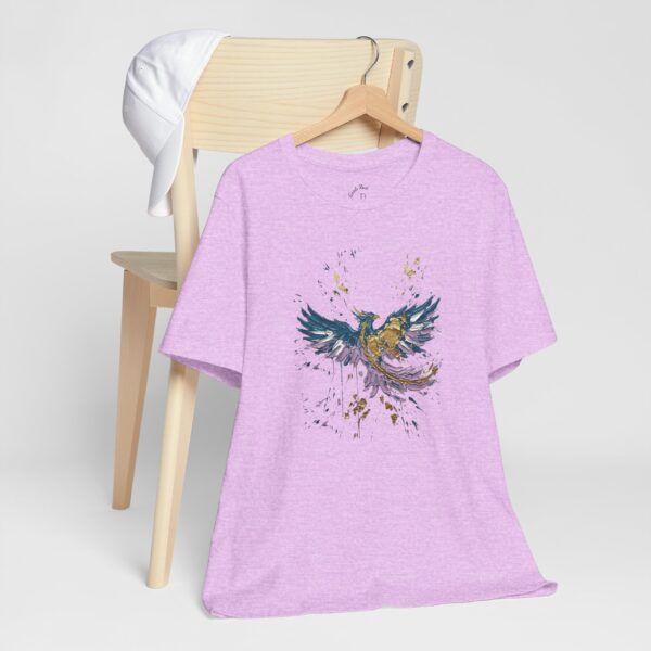 7232008608330973282_2048-1.jpeg Mystical Phoenix Watercolor Jersey Tee | Artistic Unisex Design