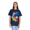 Liquid Flow Abstract Unisex Garment-Dyed Tee