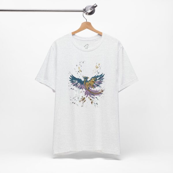 7668602668985578577_2048-1.jpeg Mystical Phoenix Watercolor Jersey Tee | Artistic Unisex Design