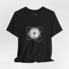 Minimalist Atom Orbital Jersey Tee | Science-Inspired Graphic Apparel
