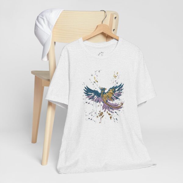 8906307008568562601_2048-1.jpeg Mystical Phoenix Watercolor Jersey Tee | Artistic Unisex Design