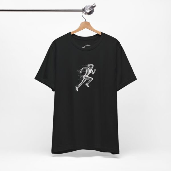 Dynamic Runner Jersey Tee | Minimalist Athletic Graphic