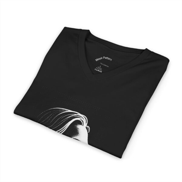 9200032846021024696_2048.jpeg Dotwork Portrait Unisex V-Neck Graphic Tee