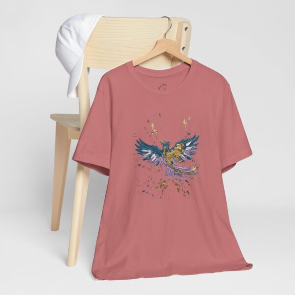 9469228191620446489_2048-1.jpeg Mystical Phoenix Watercolor Jersey Tee | Artistic Unisex Design