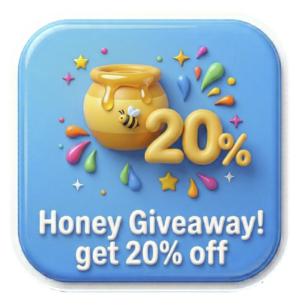 Honey Giveaway! get 20% off