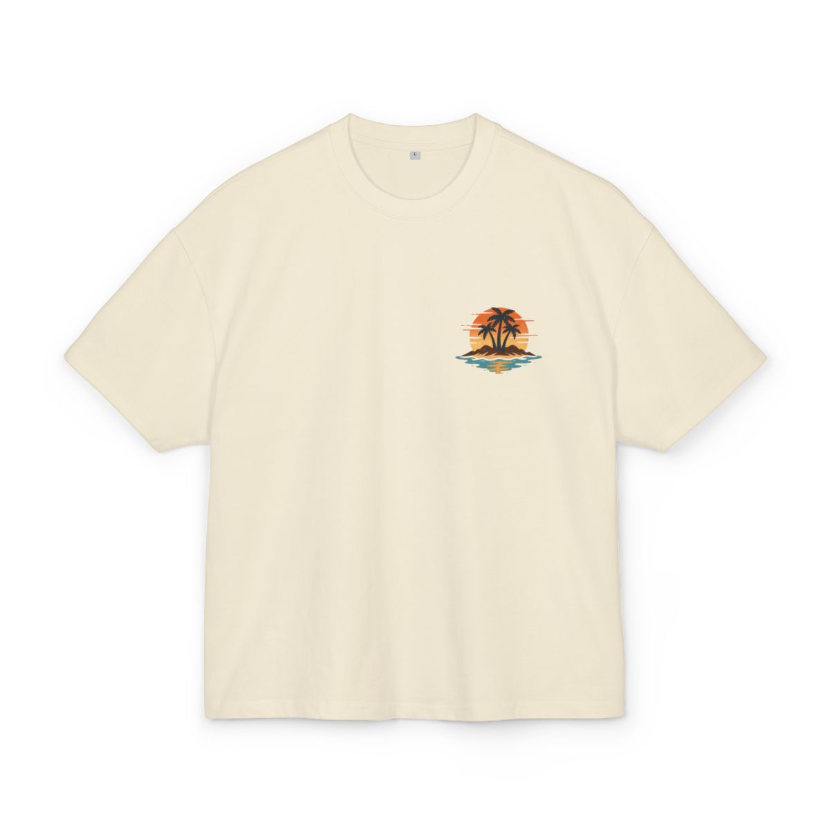 Cream with small chest logo