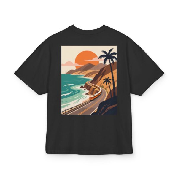 Black with large back print