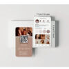 QR business card with portfolio showcase