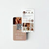 QR card with Instagram social media integration